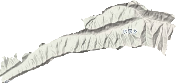 水泉鄉(xiāng)地形圖