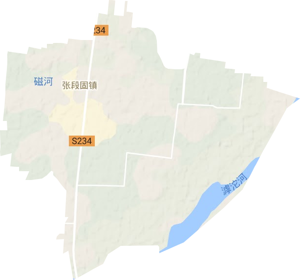 張段固鎮(zhèn)地形圖