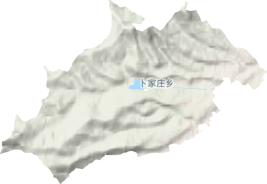 卜家莊鄉(xiāng)地形圖