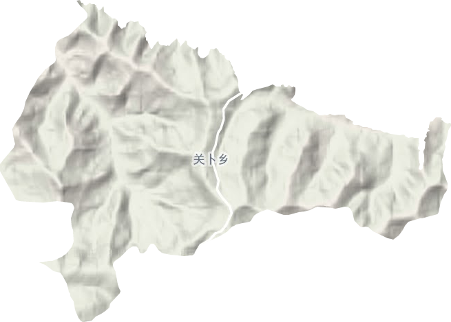 關卜鄉地形圖