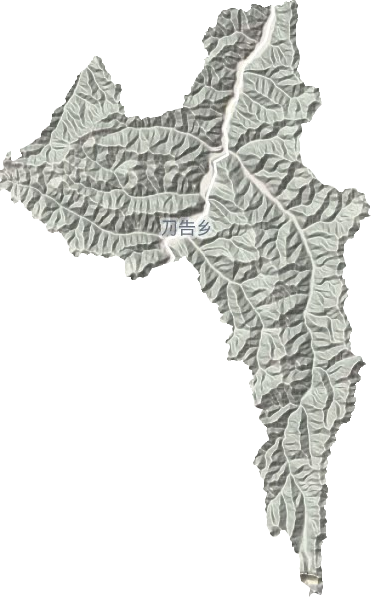 刀告鄉地形圖