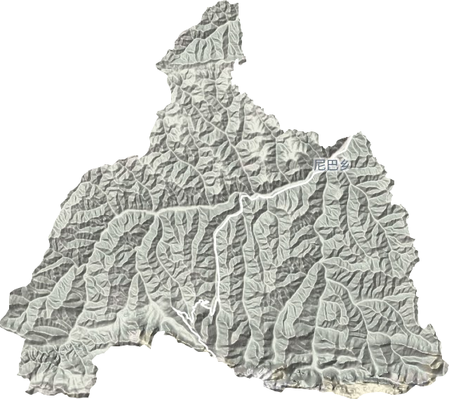 尼巴鄉(xiāng)地形圖