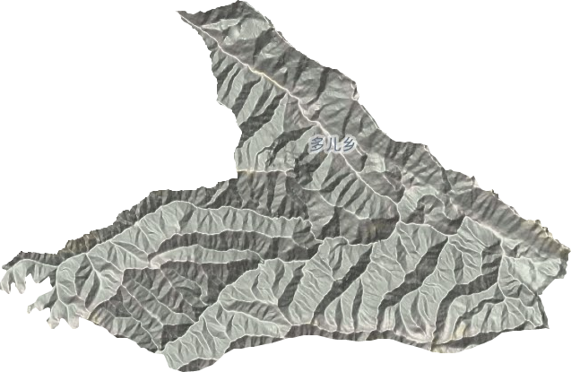 多兒鄉地形圖