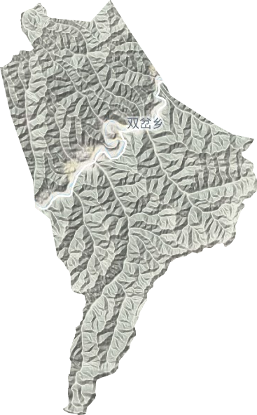 雙岔鄉地形圖