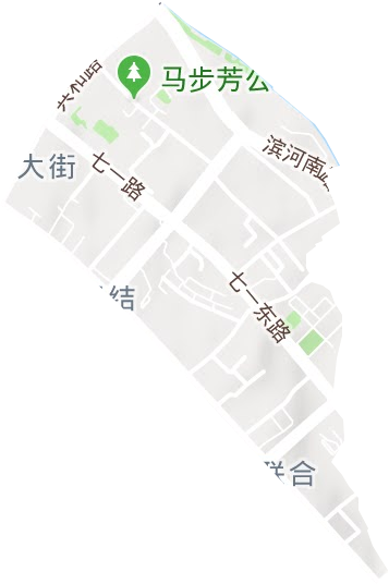 周家泉街道地形圖