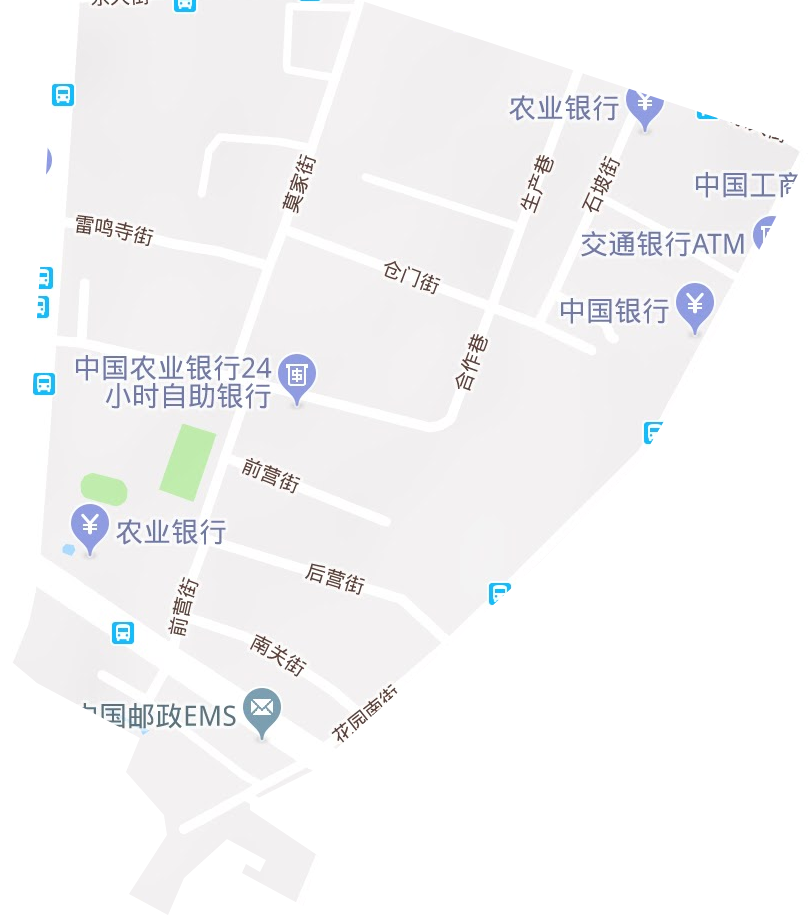 倉門街街道地形圖