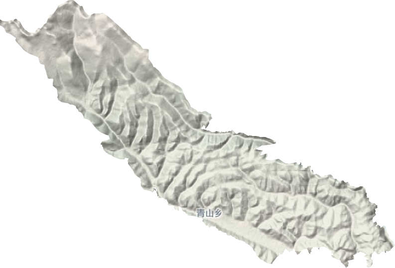 青山鄉地形圖