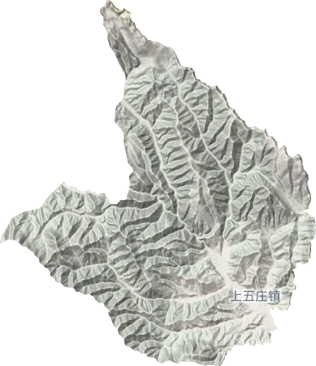 上五莊鎮(zhèn)地形圖