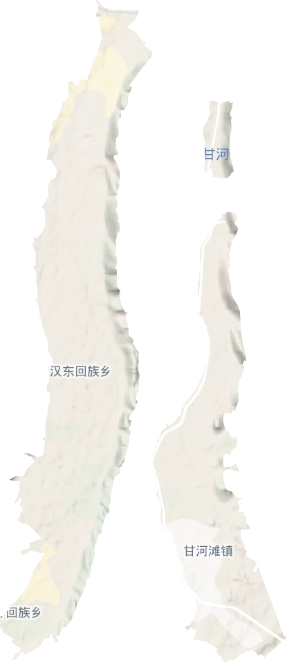 甘河工業(yè)園地形圖