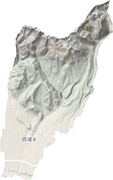 西灘鄉地形圖