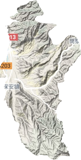 保安鎮地形圖