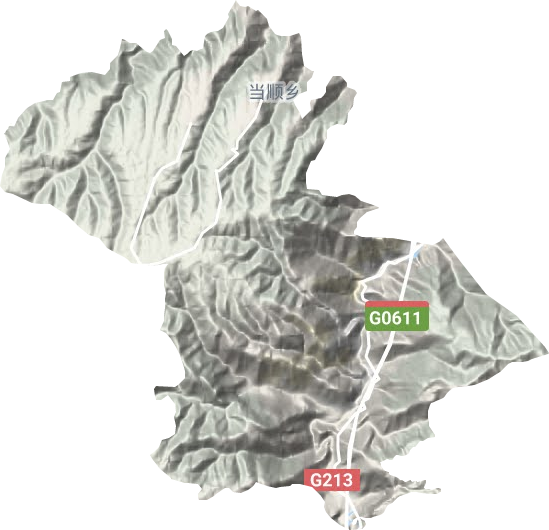 當順鄉地形圖