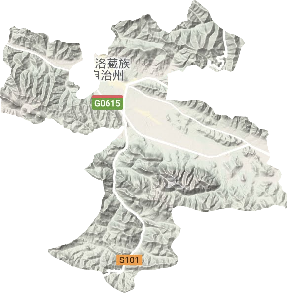 大武鎮地形圖
