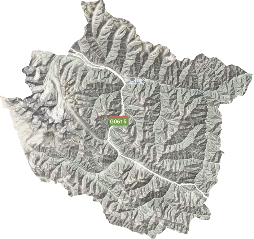 雪山鄉地形圖