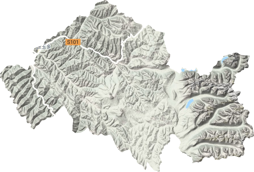 白玉鄉地形圖
