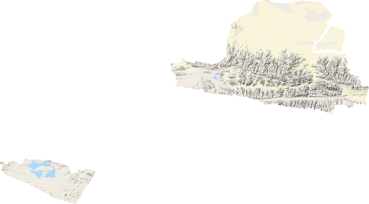 郭勒木德鎮(zhèn)地形圖