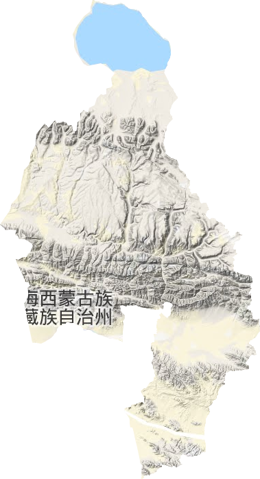 蓄集鄉地形圖