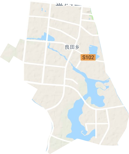 長城中路街道地形圖
