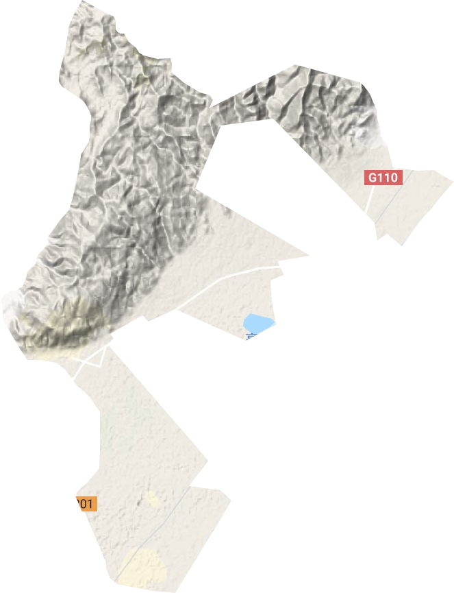 簡泉農場地形圖
