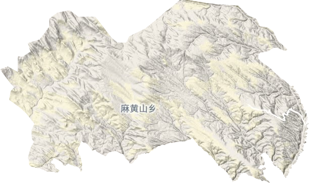 麻黃山鄉地形圖