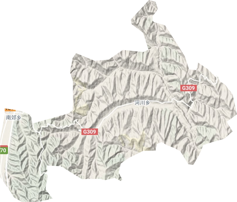 河川鄉(xiāng)地形圖