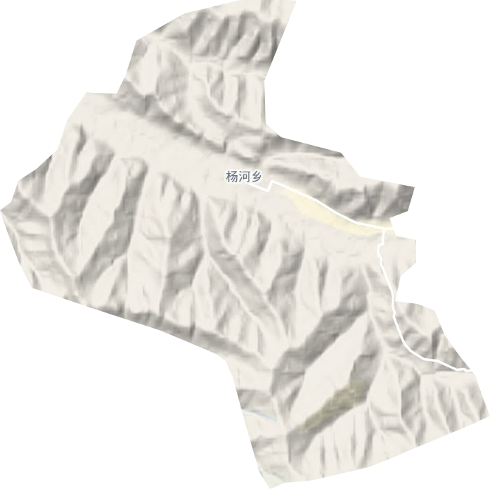 楊河鄉地形圖