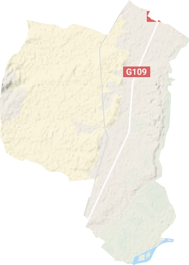 渠口農(nóng)場地形圖
