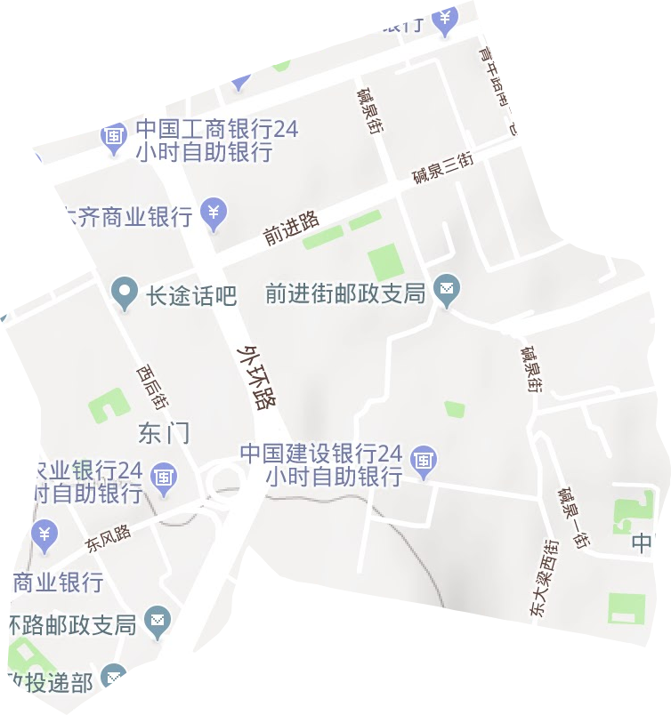 東門街道地形圖