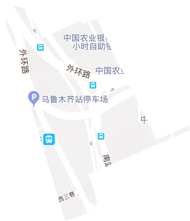 火車南站街道地形圖