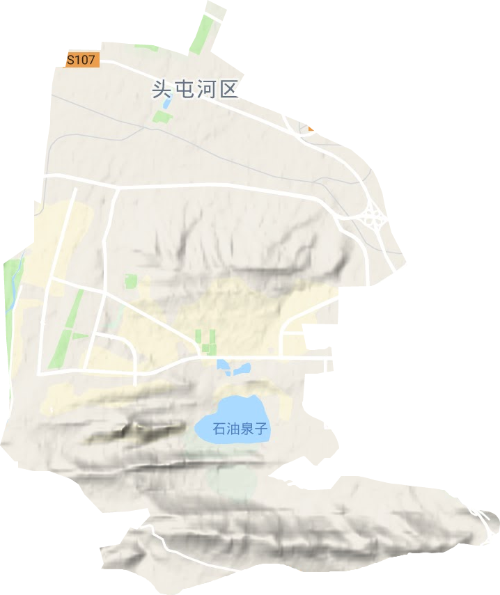 火車西站街道地形圖