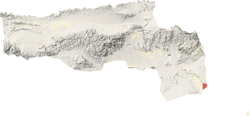 庫(kù)加依鎮(zhèn)地形圖
