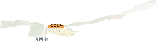 博格達(dá)爾鎮(zhèn)地形圖