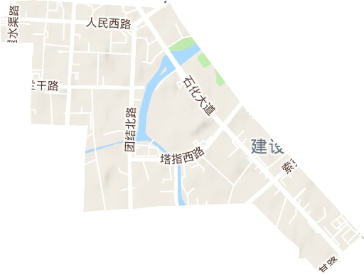 團(tuán)結(jié)街道地形圖