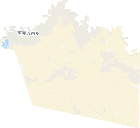 阿克蘇普鄉地形圖