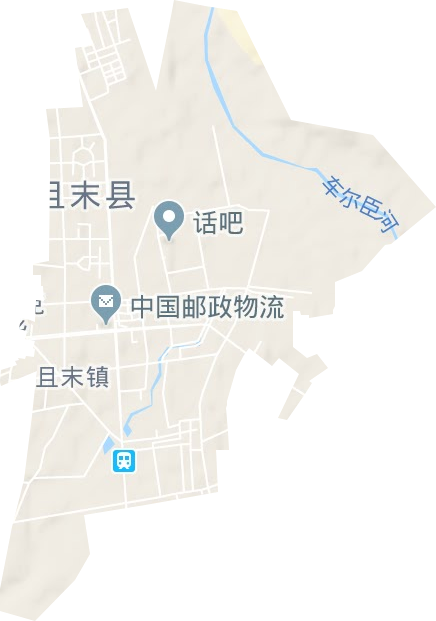 且末鎮(zhèn)地形圖