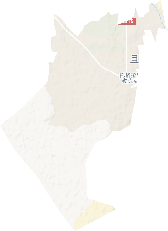 托格拉克勒克鄉(xiāng)地形圖