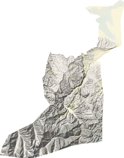 巴仁鄉地形圖