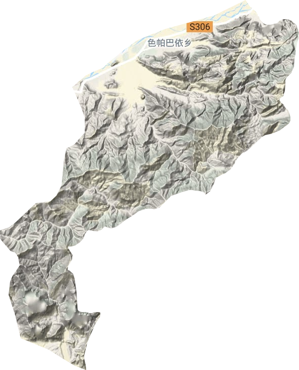 色帕巴依鄉(xiāng)地形圖