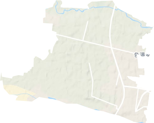 色滿鄉地形圖