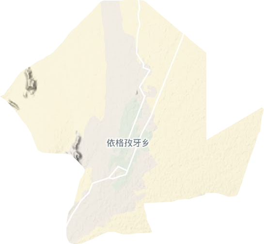 依格孜也爾鄉(xiāng)地形圖
