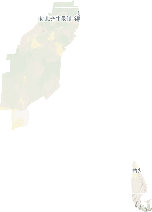 孫扎齊牛錄鄉(xiāng)地形圖