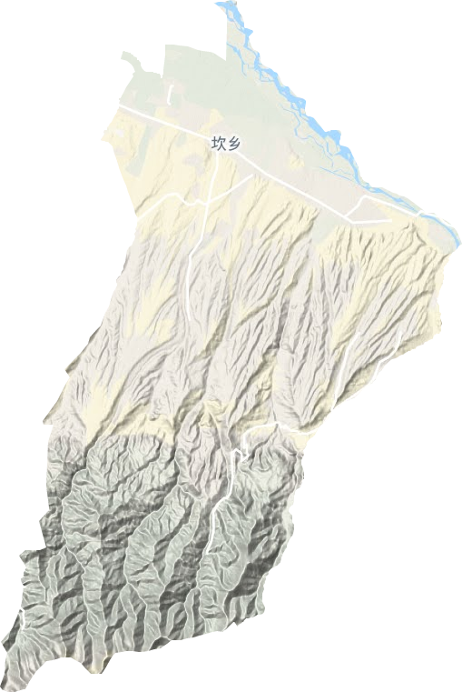 坎鄉地形圖