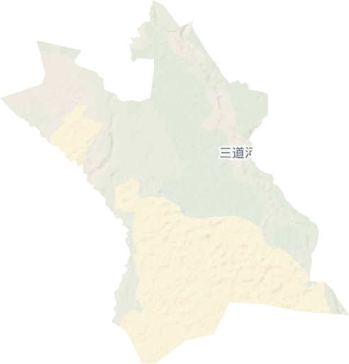 三道河鄉地形圖