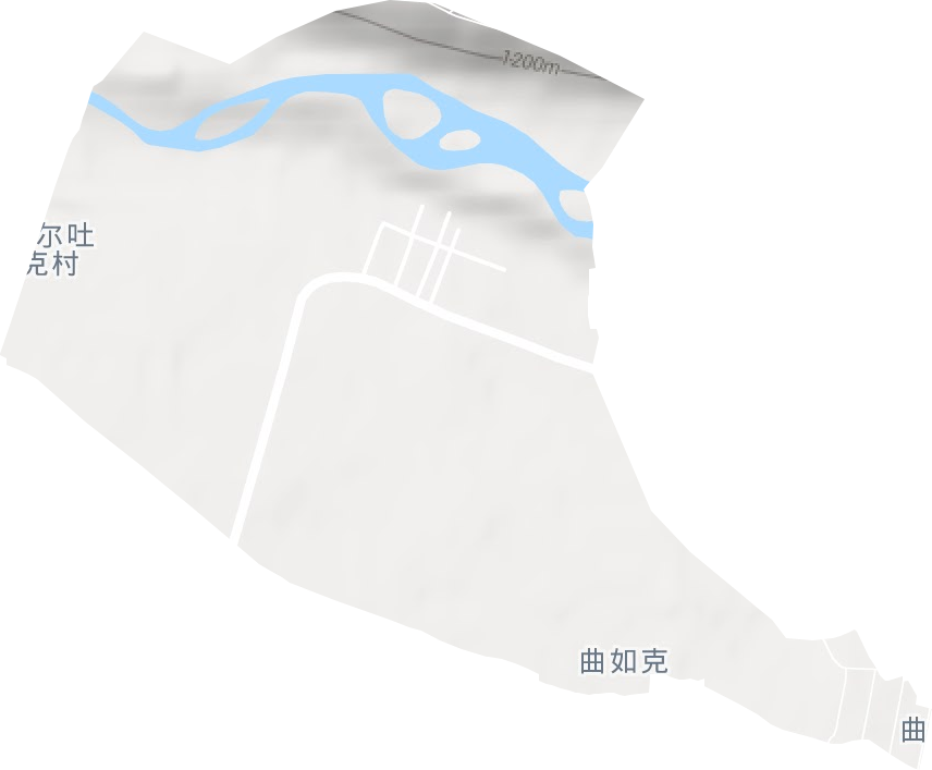 莫乎爾農(nóng)場地形圖