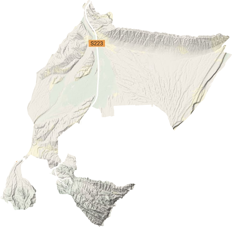 東灣鎮地形圖