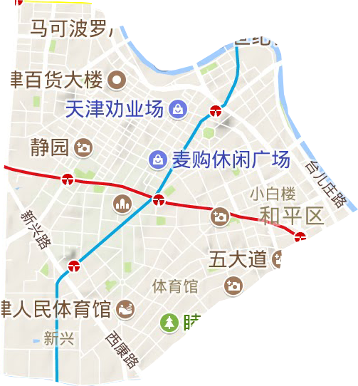 和平區地形圖