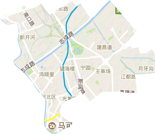 河北區地形圖