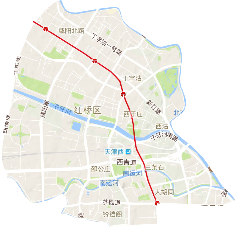 紅橋區地形圖