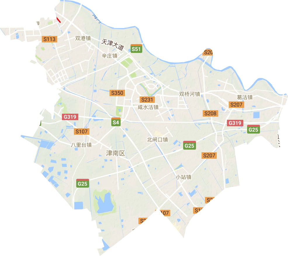 津南區地形圖