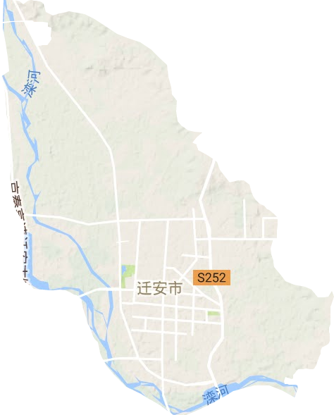 遷安鎮(zhèn)地形圖